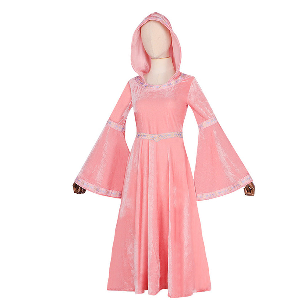 Kinder Mädchen Hof Erwachsene Mittelalterliches Kleid Cosplay Kostüm Outfits Halloween Karneval Anzug