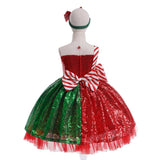 Kinder Mädchen Kleid Weihnachten Cosplay Kostüm Outfits