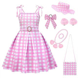 Kinder Mädchen Kostüm Kleid Outfits Halloween Karneval Party Ärmellose Kleider Zubehör Set