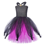 Kinder Mädchen lila Kleid Cosplay Kostüm Outfits Halloween Karneval Anzug