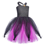Kinder Mädchen lila Kleid Cosplay Kostüm Outfits Halloween Karneval Anzug
