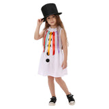 Kinder Mädchen Olaf Frozen Weihnachtskleid Cosplay Kostüm Outfits Halloween Karneval Anzug