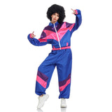 Kinder Mädchen Retro Hip-Hop Disco Cosplay Kostüm Sportbekleidung Jacke Hose Outfits