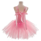Kinder Mädchen rosa Kaninchen Tutu Kleid Cosplay Kostüm Outfits Halloween Karneval Anzug