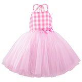 Kinder Mädchen rosa Tutu Kleid Kostüm Outfits Sommer Kleid