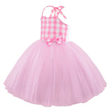 Kinder Mädchen rosa Tutu Kleid Kostüm Outfits Sommer Kleid