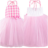 Kinder Mädchen rosa Tutu Kleid Kostüm Outfits Sommer Kleid