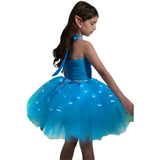 Kinder Mädchen tutu Kleid Blaue Fee Cosplay Kostüm Outfits Halloween Karneval Anzug