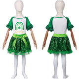 Kinder Mädchen Tutu Kleid Cosplay Kostüm Outfits Halloween Karneval Kostüm Patrick\'s Day Tutu Kleid Rock Set
