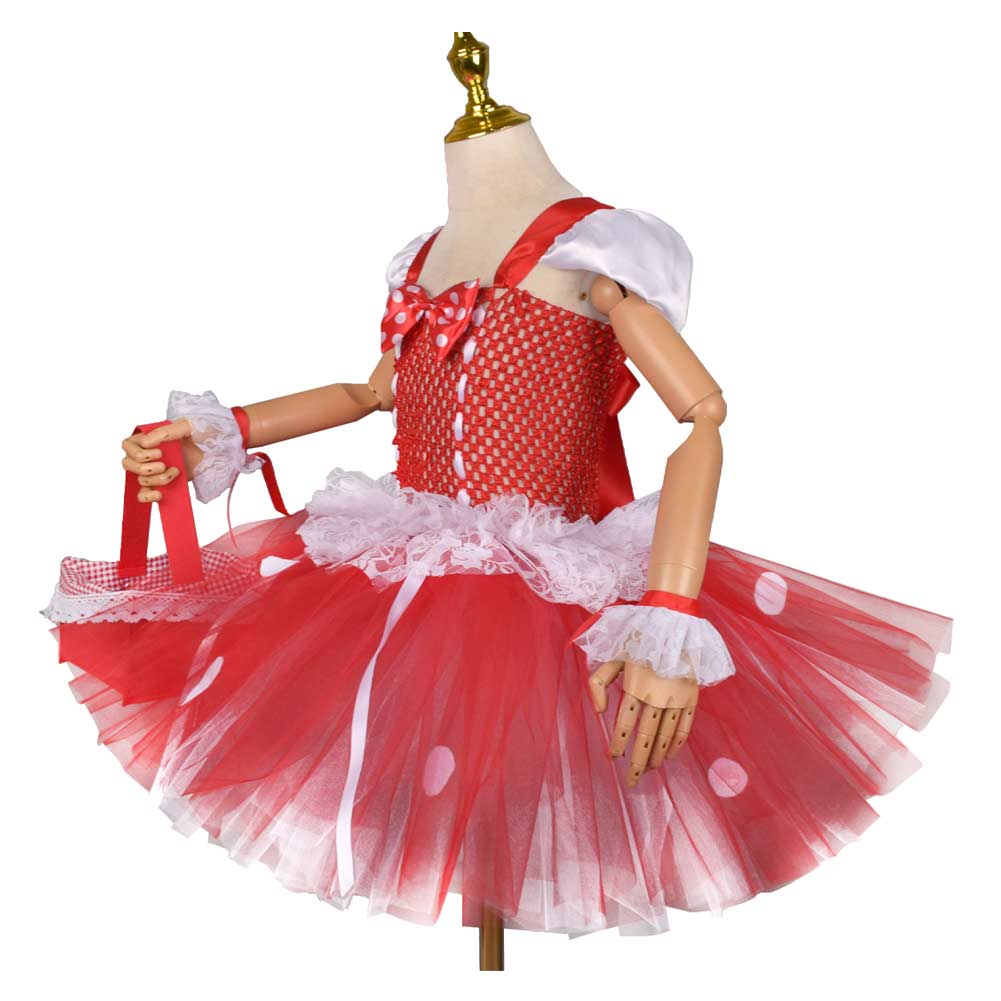 Kinder Mädchen Tutu Kleid Pilz Hut Cosplay Kostüm Outfits Halloween