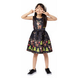 Kinder Mädchen Weihnachten Elch Kleid Cosplay Kostüm Outfits Halloween Karneval Anzug