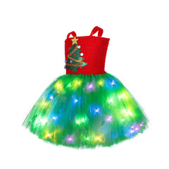 Kinder Mädchen Weihnachten Tutu Kleid Cosplay Kostüm Outfits Halloween Karneval Anzug