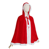 Kinder Mädchen Weihnachten Umhang Cosplay Kostüm Outfit Halloween Karneval Party Anzug