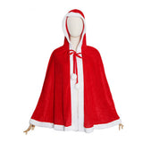 Kinder Mädchen Weihnachten Umhang Cosplay Kostüm Outfit Halloween Karneval Party Anzug