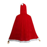 Kinder Mädchen Weihnachten Umhang Cosplay Kostüm Outfit Halloween Karneval Party Anzug