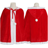 Kinder Mädchen Weihnachten Umhang Cosplay Kostüm Outfit Halloween Karneval Party Anzug