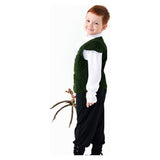 Kinder Mittelalterlicher Piratenritter grün Cosplay Kostüm Outfits Halloween Karneval Anzug