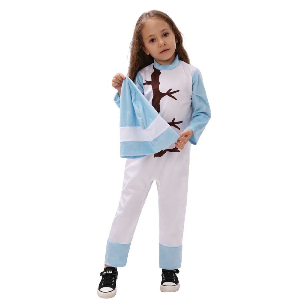 Kinder Olaf Frozen Weihnachten Nachtwäsche Cosplay Kostüm Jumpsuit Outfits Halloween Karneval Anzug Film