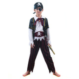 Kinder Pirat Cosplay Kostüm Outfits Halloween Karneval Anzug