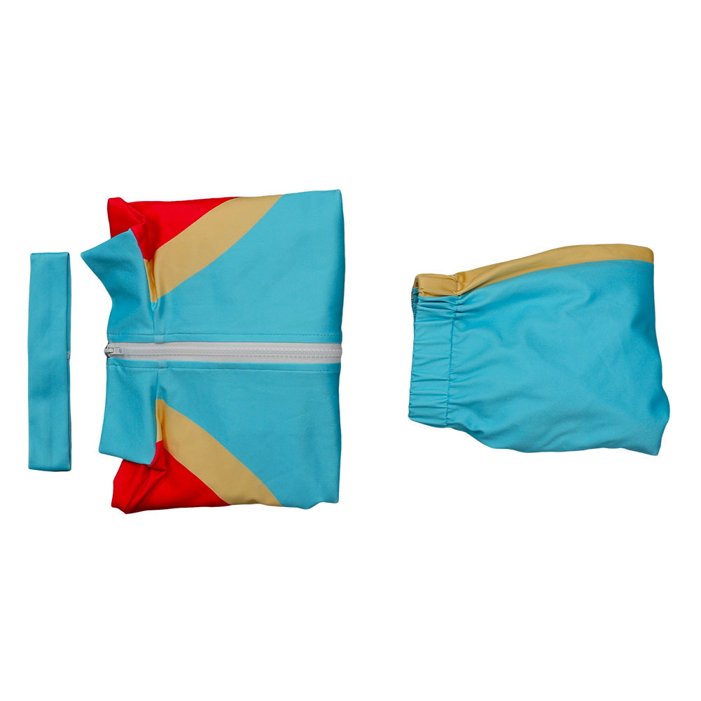 Kinder Retro Tanzsportbekleidung 80er Jahre Höhe der Mode Muschelanzug Kostüm Cosplay Kostüm Outfits Halloween Karnevalsanzug