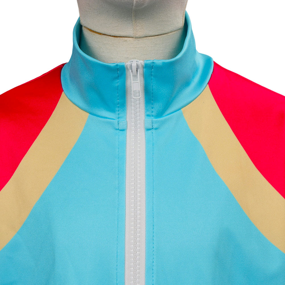Kinder Retro Tanzsportbekleidung 80er Jahre Höhe der Mode Muschelanzug Kostüm Cosplay Kostüm Outfits Halloween Karnevalsanzug