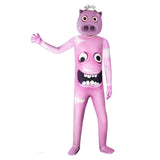 Kinder rosa Jumpsuit Horror Games Cosplay Kostüm Outfits Halloween Karneval Anzug