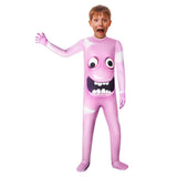 Kinder rosa Jumpsuit Horror Games Cosplay Kostüm Outfits Halloween Karneval Anzug