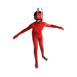 Kinder rot Jumpsuit Horror Games Cosplay Kostüm Outfits Halloween Karneval Anzug