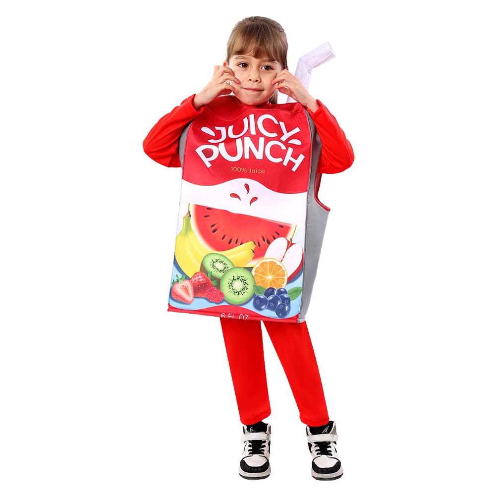Kinder Saftbox Bühne Performance Kostüme Cosplay Kostüm Outfits Halloween Karneval Anzug