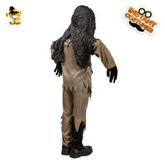  Kinder Skelett Cosplay Kostüm Outfits Halloween Bühne Performance Kleidung Karneval Verkleidung Anzug