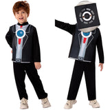 Kinder Sprecher Mensch Cosplay Kostüm Outfits Halloween Karneval Anzug
