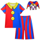 Kinder The Amazing Digital Circus Pomni Maske Cosplay Kostüm Outfits Halloween Karneval Anzug