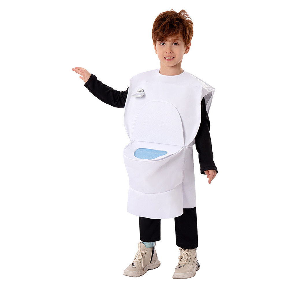 Kinder Toilettenmann Cosplay Kostüm Outfits Halloween Karneval Anzug