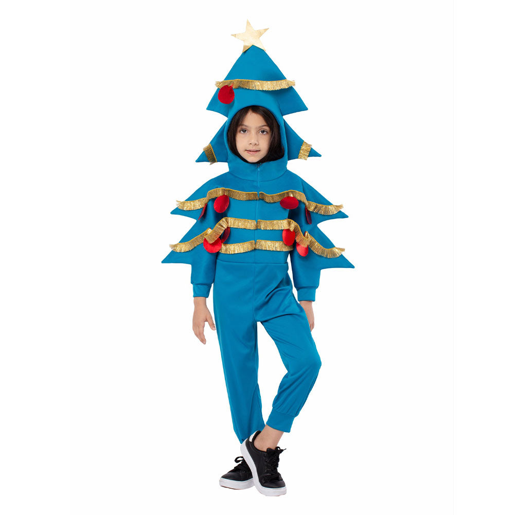 Kinder Weihnachtsbaum Cosplay Kostüm Outfits Halloween Karneval Anzug