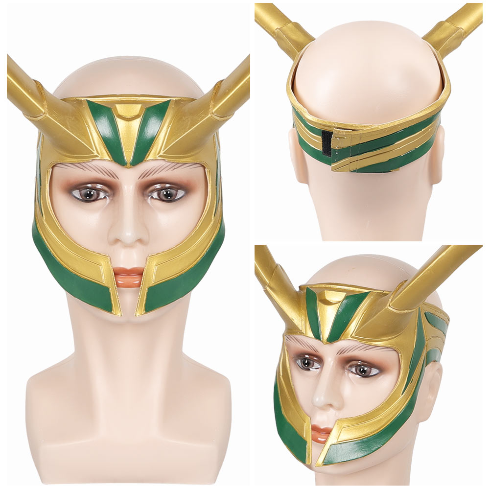 Loki Maske Cosplay Latex Masken Helm Maskerade Halloween Party Kostüm Requisiten