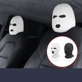 Lustiger Hut Auto Sitz Kopfstütze Abdeckung Maskiert Auto Kopfbedeckung Dekoration Zubehör Geeignet für die meisten Automobile