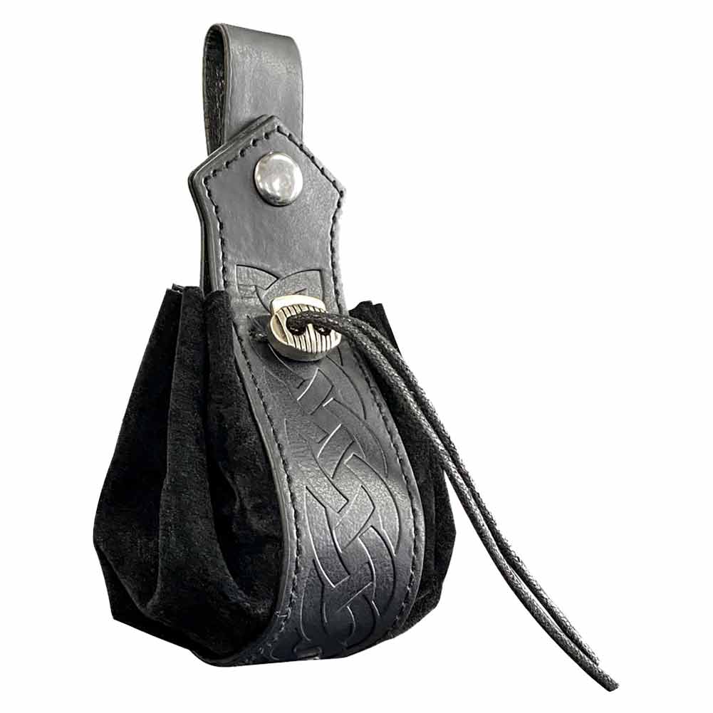 mittelalterliche Tasche für Gürtel Wikinger Stil Münzsack Halloween Karneval Kostüm Zubehör
