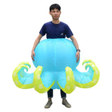 Oktopus Aufblasbare Cosplay Kostüm Fancy Full Body Blow Up Outfit Halloween Karneval Party Verkleidung Anzug