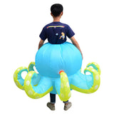 Oktopus Aufblasbare Cosplay Kostüm Fancy Full Body Blow Up Outfit Halloween Karneval Party Verkleidung Anzug