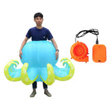 Oktopus Aufblasbare Cosplay Kostüm Fancy Full Body Blow Up Outfit Halloween Karneval Party Verkleidung Anzug