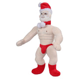 Onkel Weihnachten muskulöser Mann Cosplay Plüschtiere Cartoon weiche Plüschpuppen Maskottchen Geburtstag Weihnachtsgeschenk