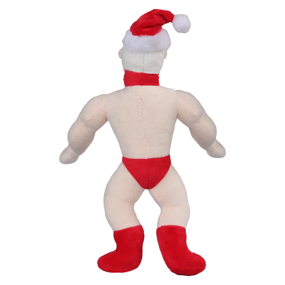 Onkel Weihnachten muskulöser Mann Cosplay Plüschtiere Cartoon weiche Plüschpuppen Maskottchen Geburtstag Weihnachtsgeschenk