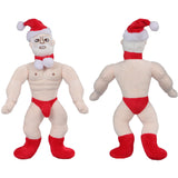 Onkel Weihnachten muskulöser Mann Cosplay Plüschtiere Cartoon weiche Plüschpuppen Maskottchen Geburtstag Weihnachtsgeschenk