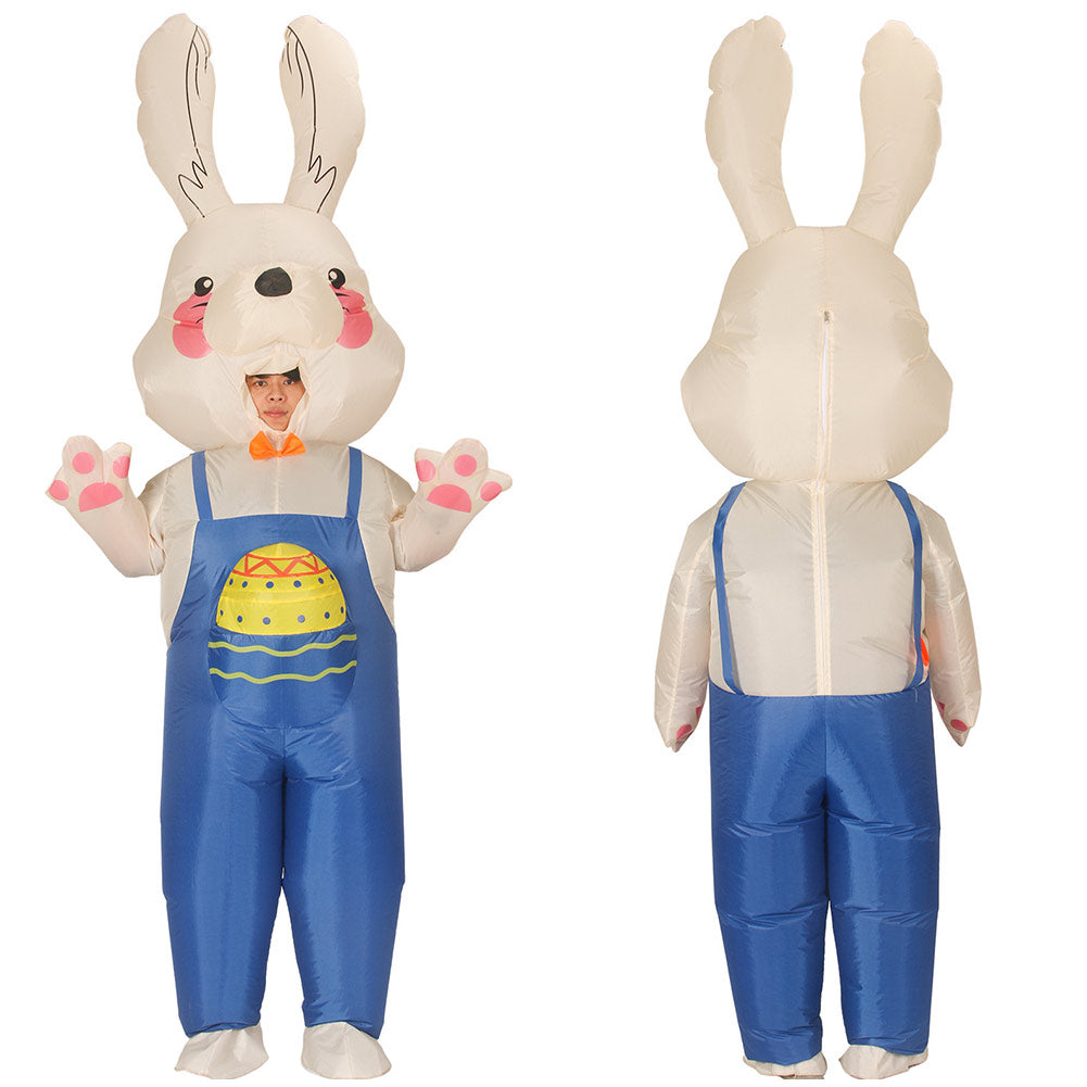 Osterhase Aufblasbares Cosplay Kostüm Blowup Fancy Party Dress Halloween Karneval Anzug