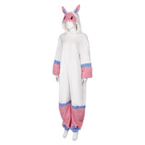 Palworld Melpaca Plüsch Schlafanzug Cosplay Kostüm Outfits Halloween Karneval Anzug