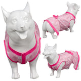 rosa Haustier Hundekleid Cosplay Kostüm Outfits für mittel große Hund