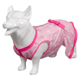 rosa Haustier Hundekleid Cosplay Kostüm Outfits für mittel große Hund