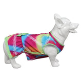 rosa Outfits Halloween Karneval Party Hund Haustier Kleid Tier Kostüm
