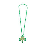 Saint St Patricks Day Grüner Hut Glückskostüm Zubehör Feier Karneval Requisiten für Irish Fun Party Hüte Halskette Ohrringe Set