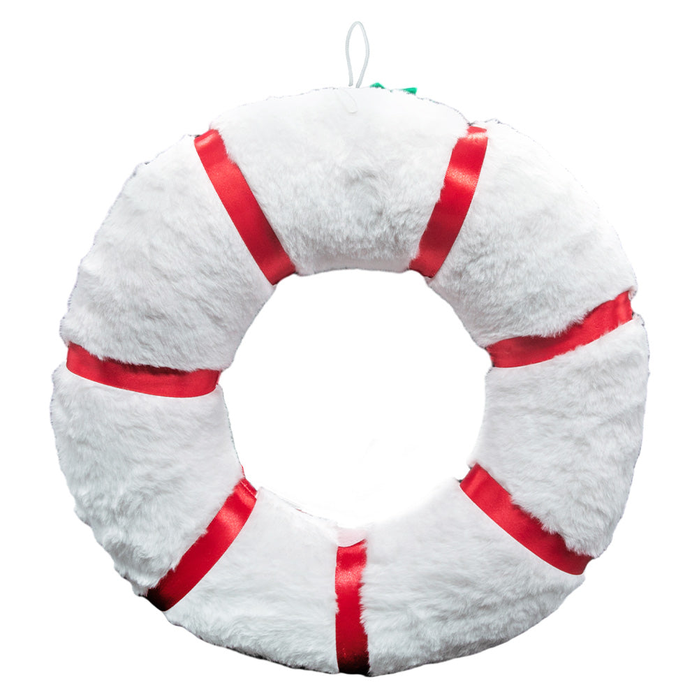 Schneemann Xmas Dekoration Kranz Weihnachten Plüsch Kranz Urlaub Türdekoration